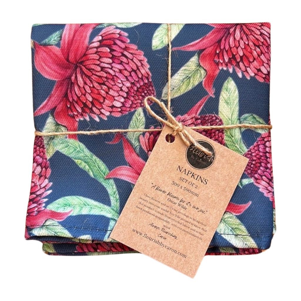 Waratah Protea Napkins