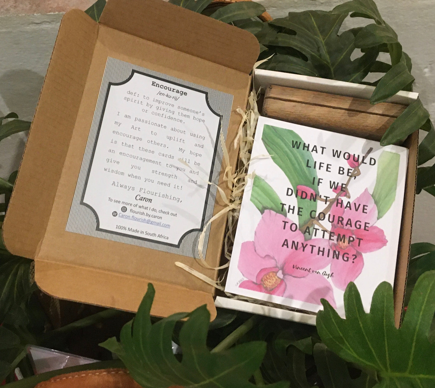 Tropical Vibes Encouragement Quote Cards
