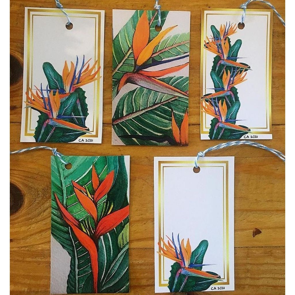 Strelitzia Gift Tags