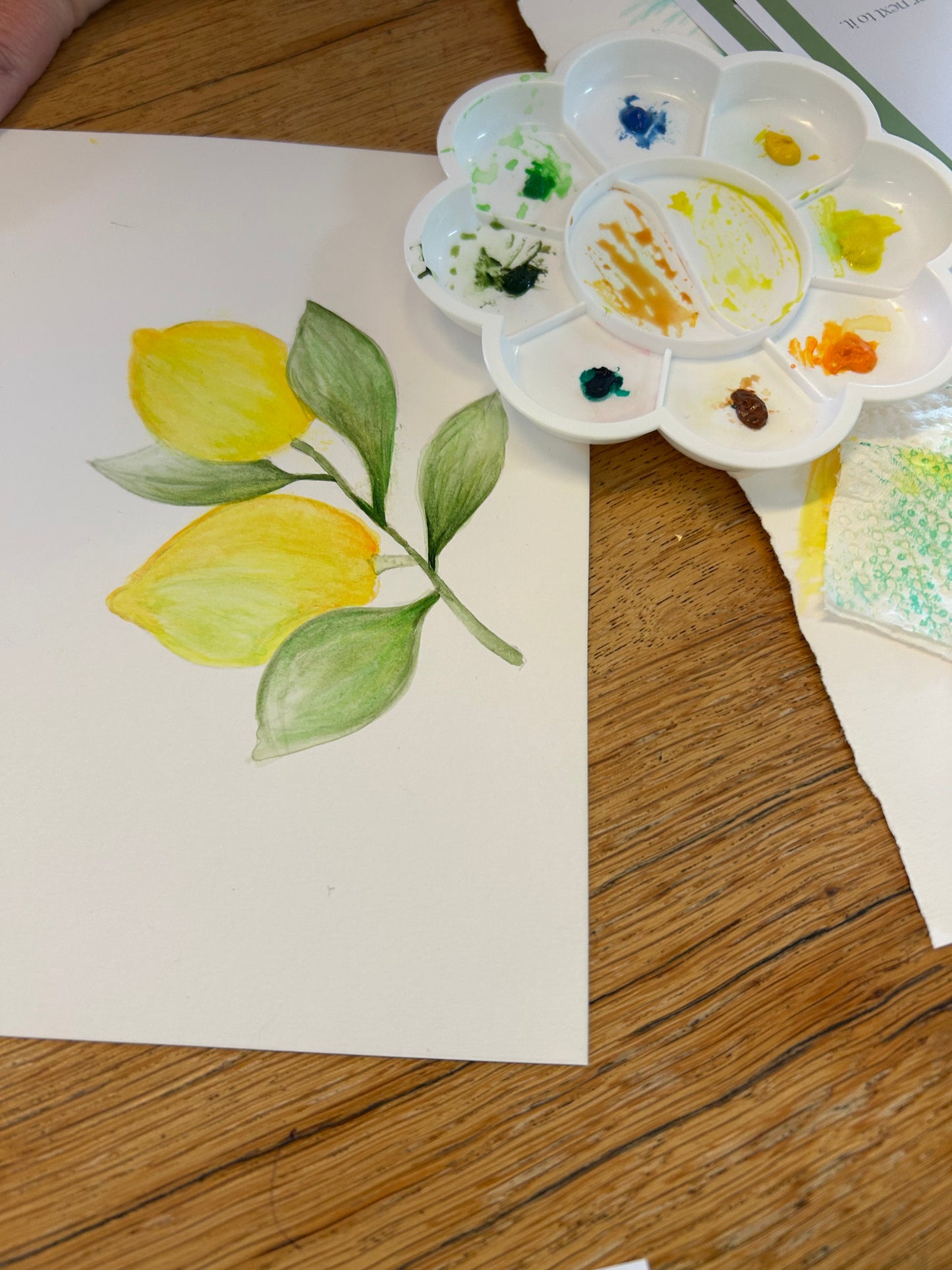 Autumn Lemons Watercolour Course - 10th March 2026