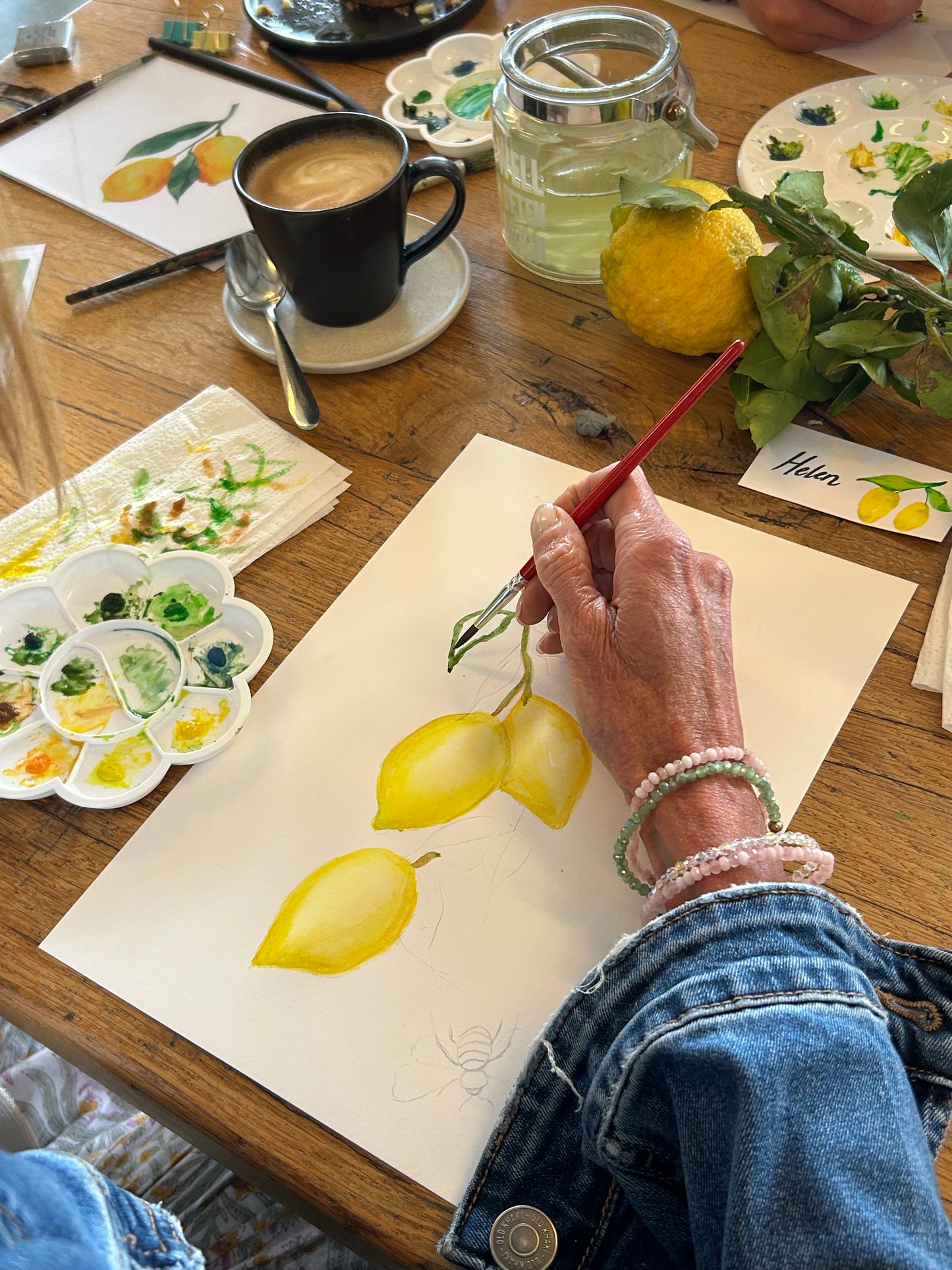 Autumn Lemons Watercolour Course - 10th March 2026