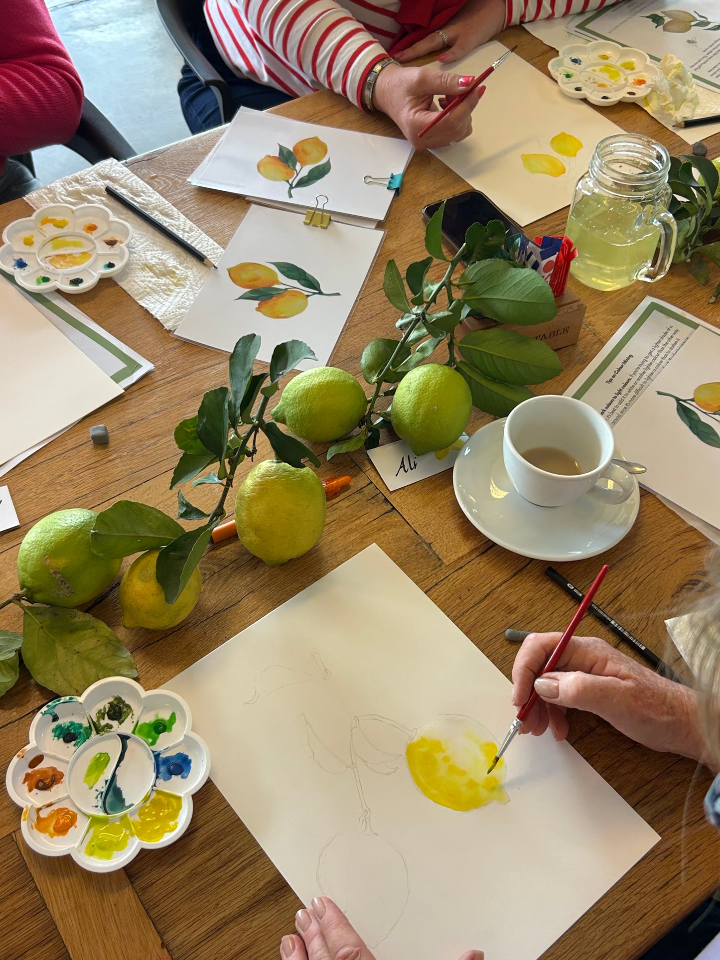 Autumn Lemons Watercolour Course - 10th March 2026