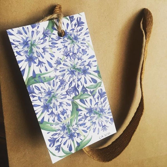 Agapanthus Gift Tags
