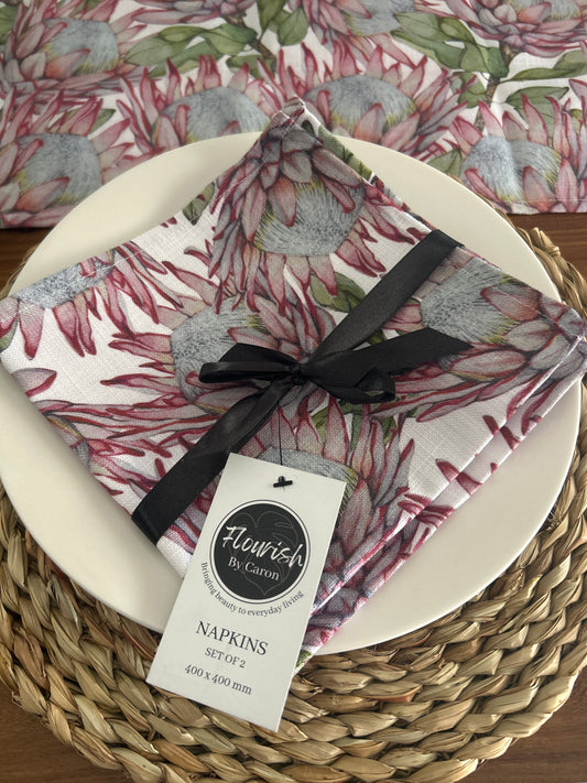 King Protea Napkins