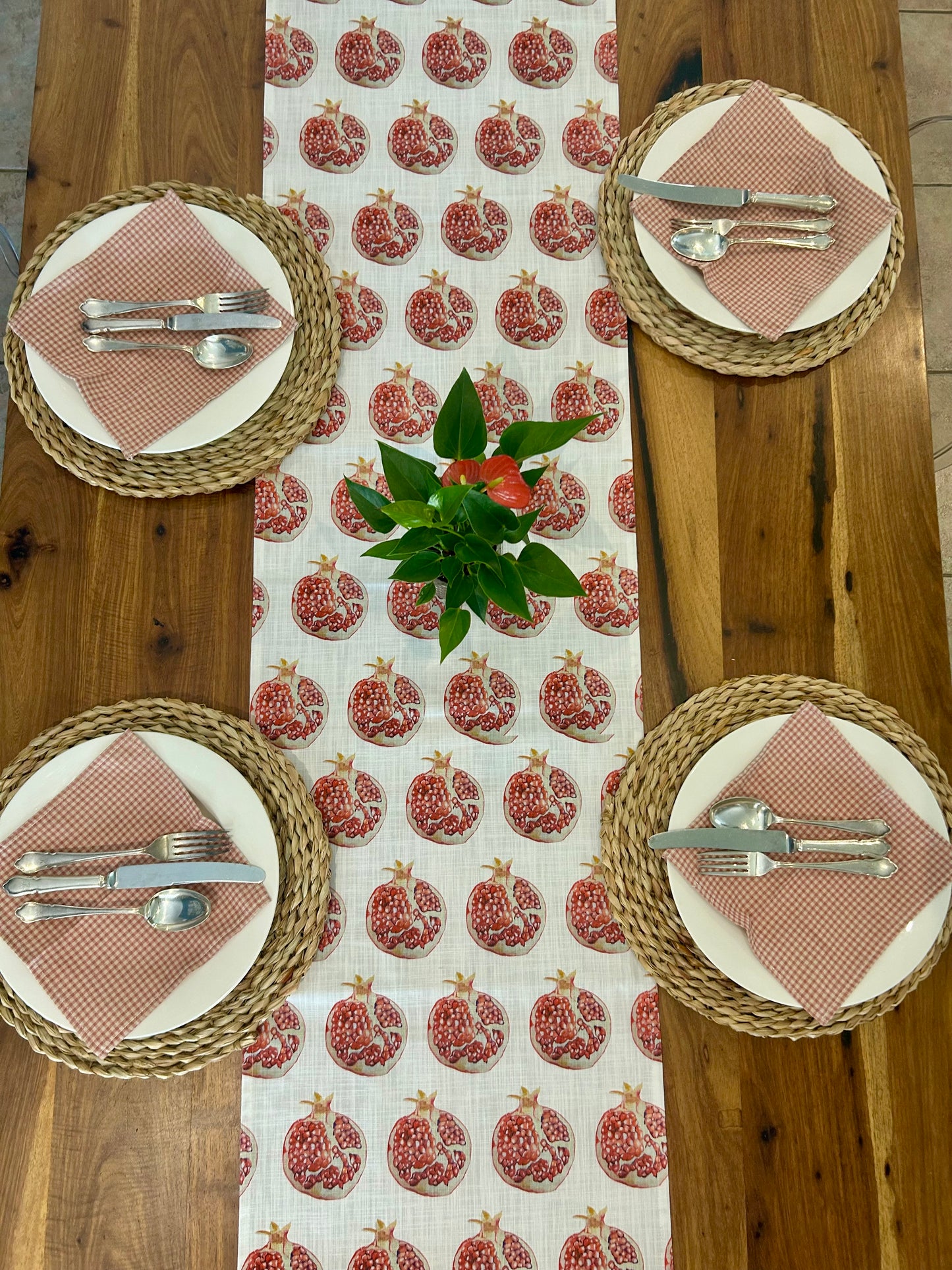 Pomegranate Table Runner