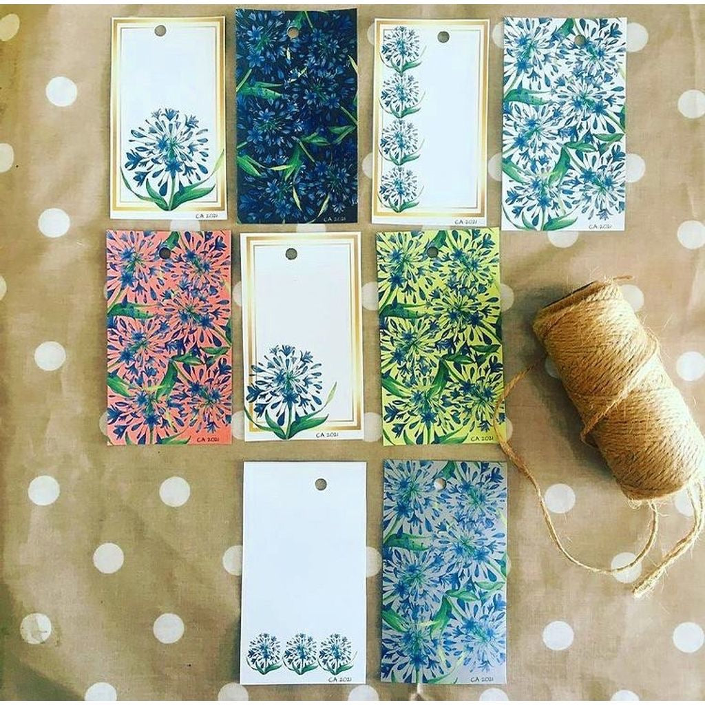 Agapanthus Gift Tags