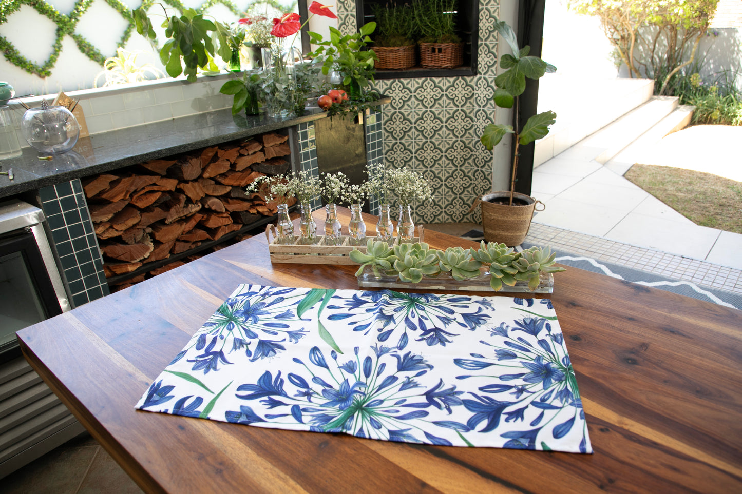 Agapanthus Tea Towel