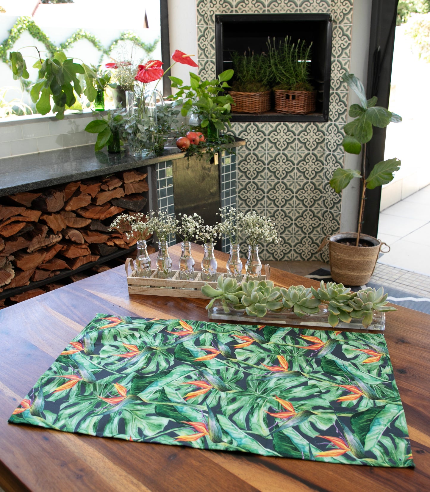 Strelitzia Tea Towel