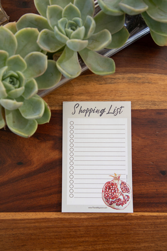 Pomegranate Shopping List