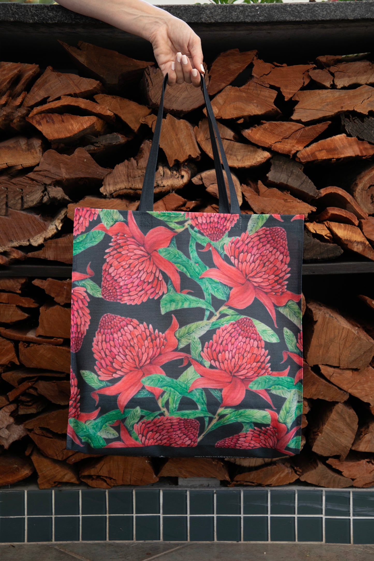 Waratah Protea Shopper Bag
