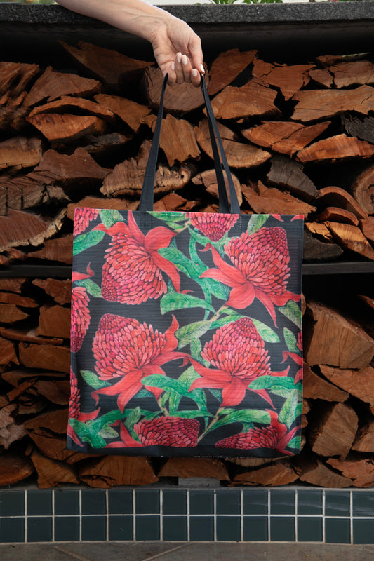Waratah Protea Shopper Bag