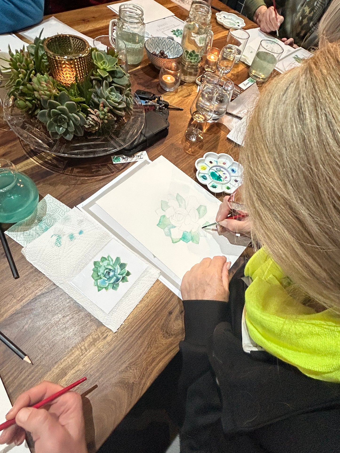 Succulent Rock Rose Watercolour Course - 27th June 2026