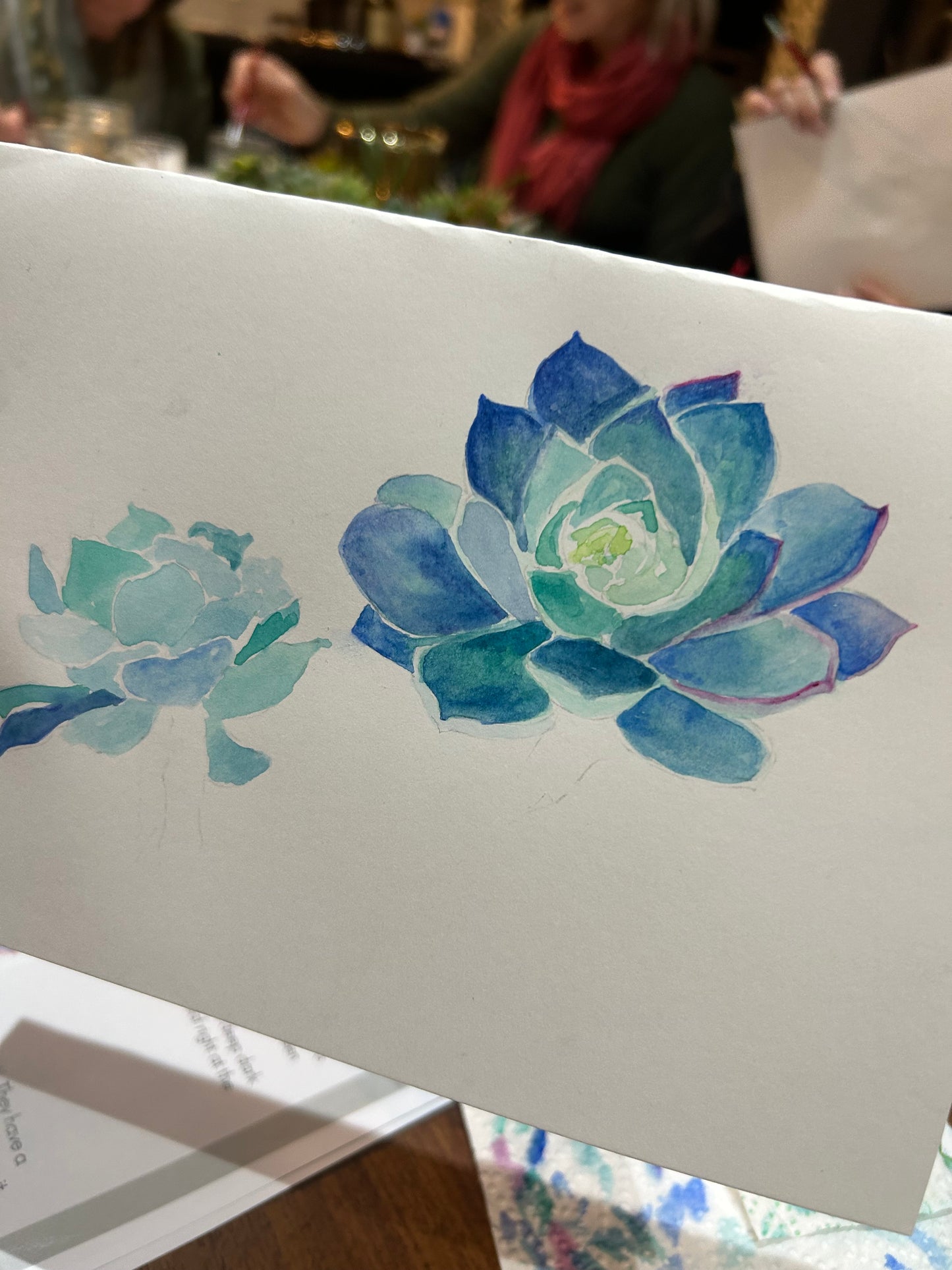 Succulent Rock Rose Watercolour Course - 27th June 2026