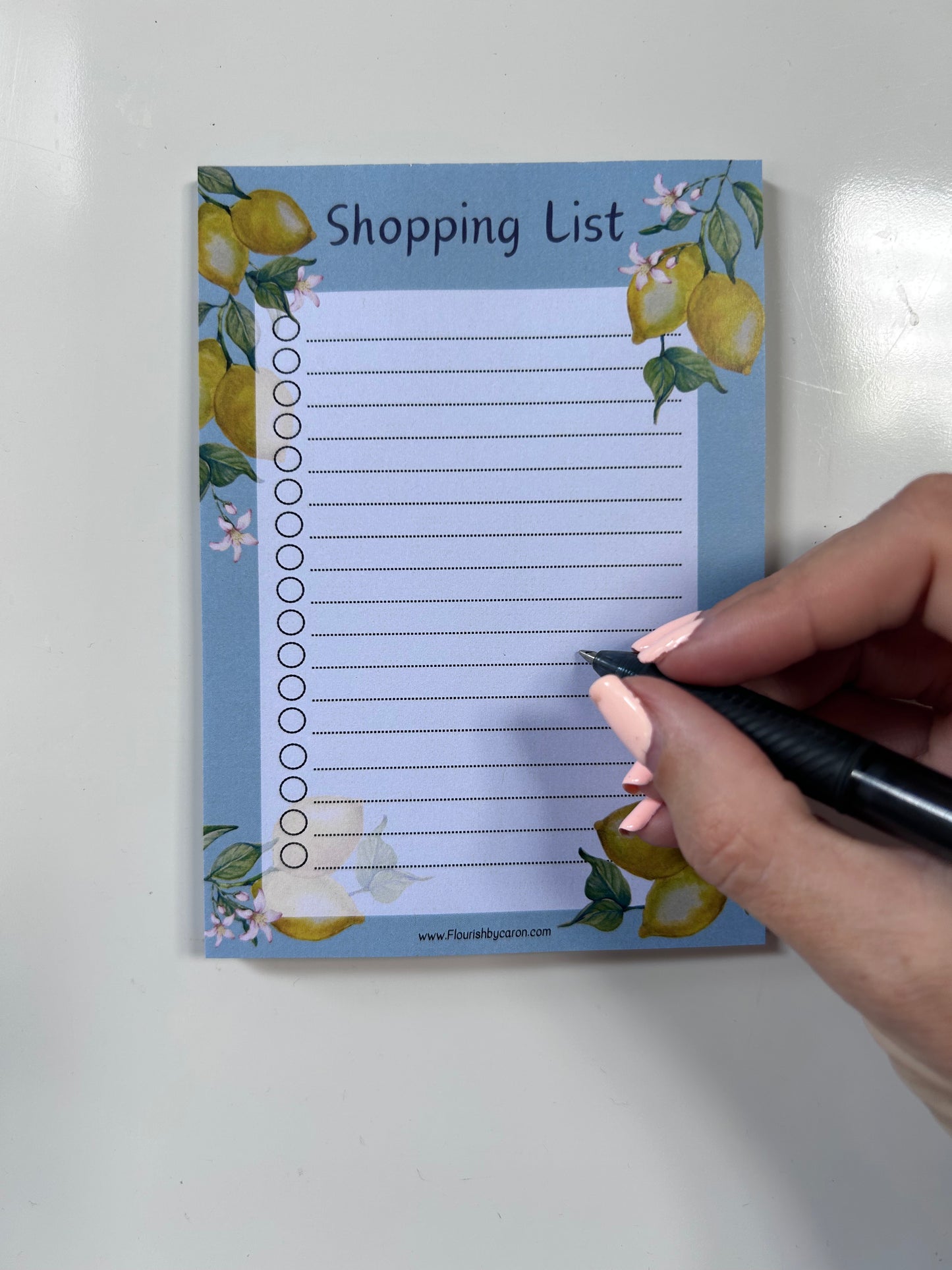 Lemons Magnetic Shopping List