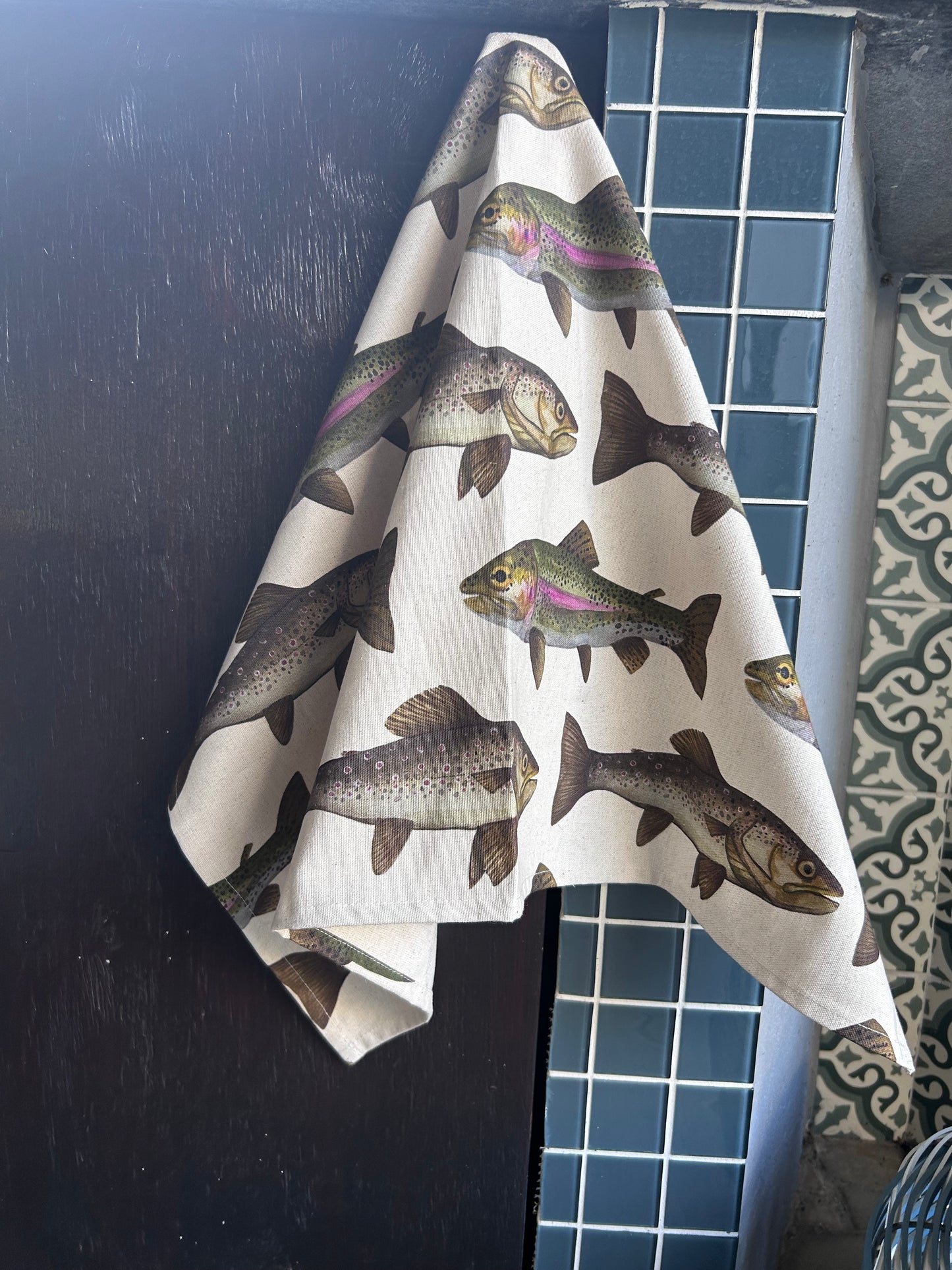 Hooked Collection Tea Towel