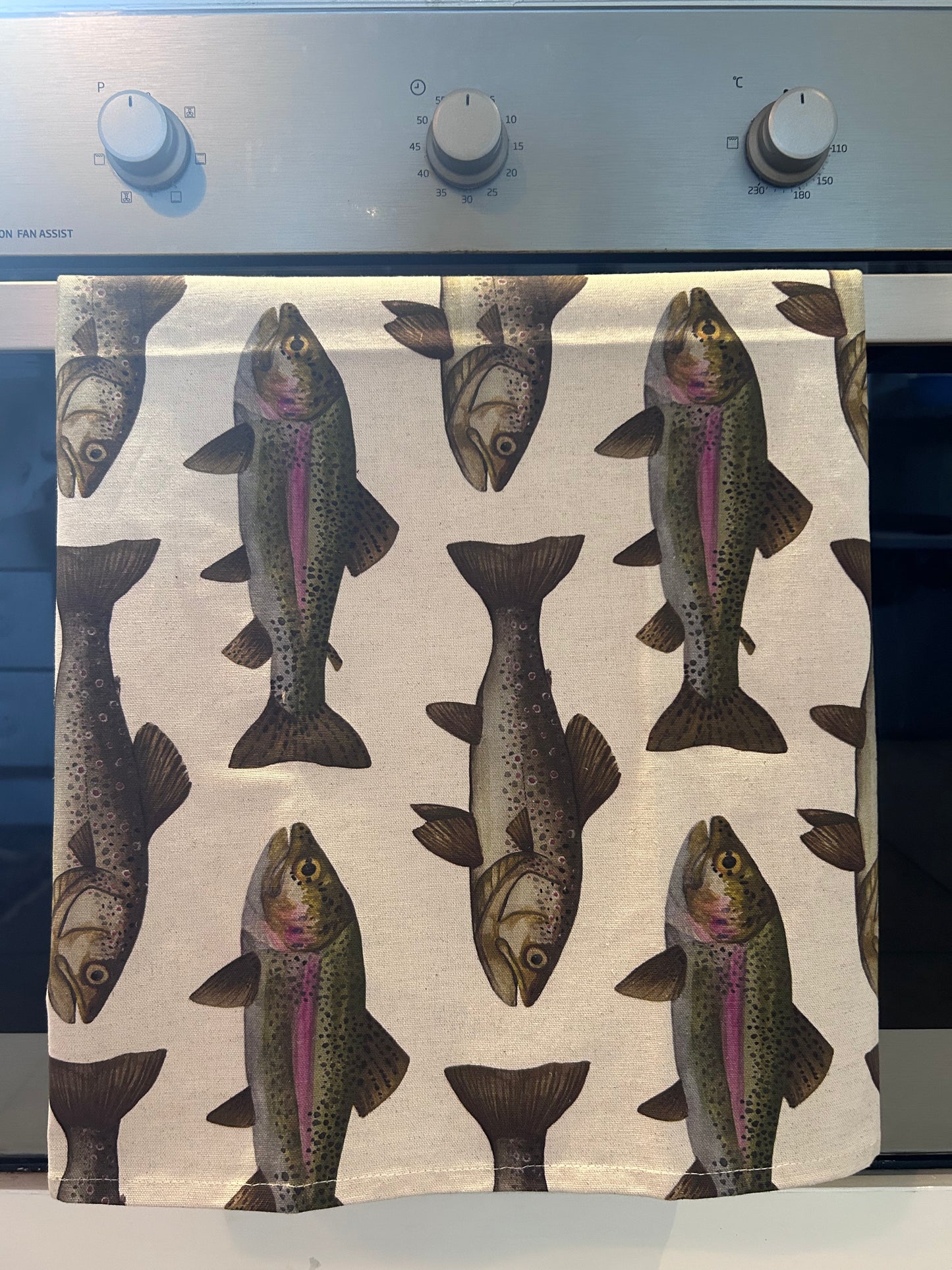 Hooked Collection Tea Towel