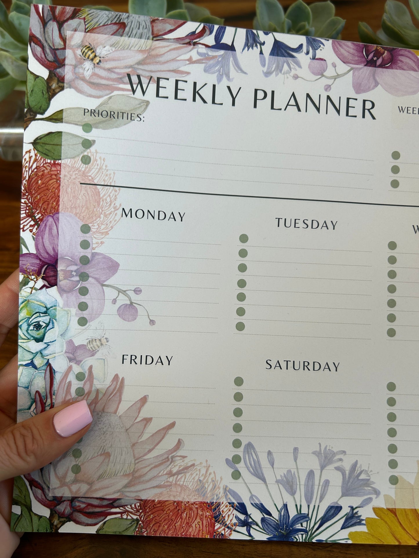 SA Mixed Garden Weekly Planners