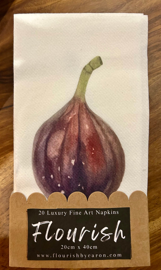 Harvest Collection Fig Luxury Paper Napkins