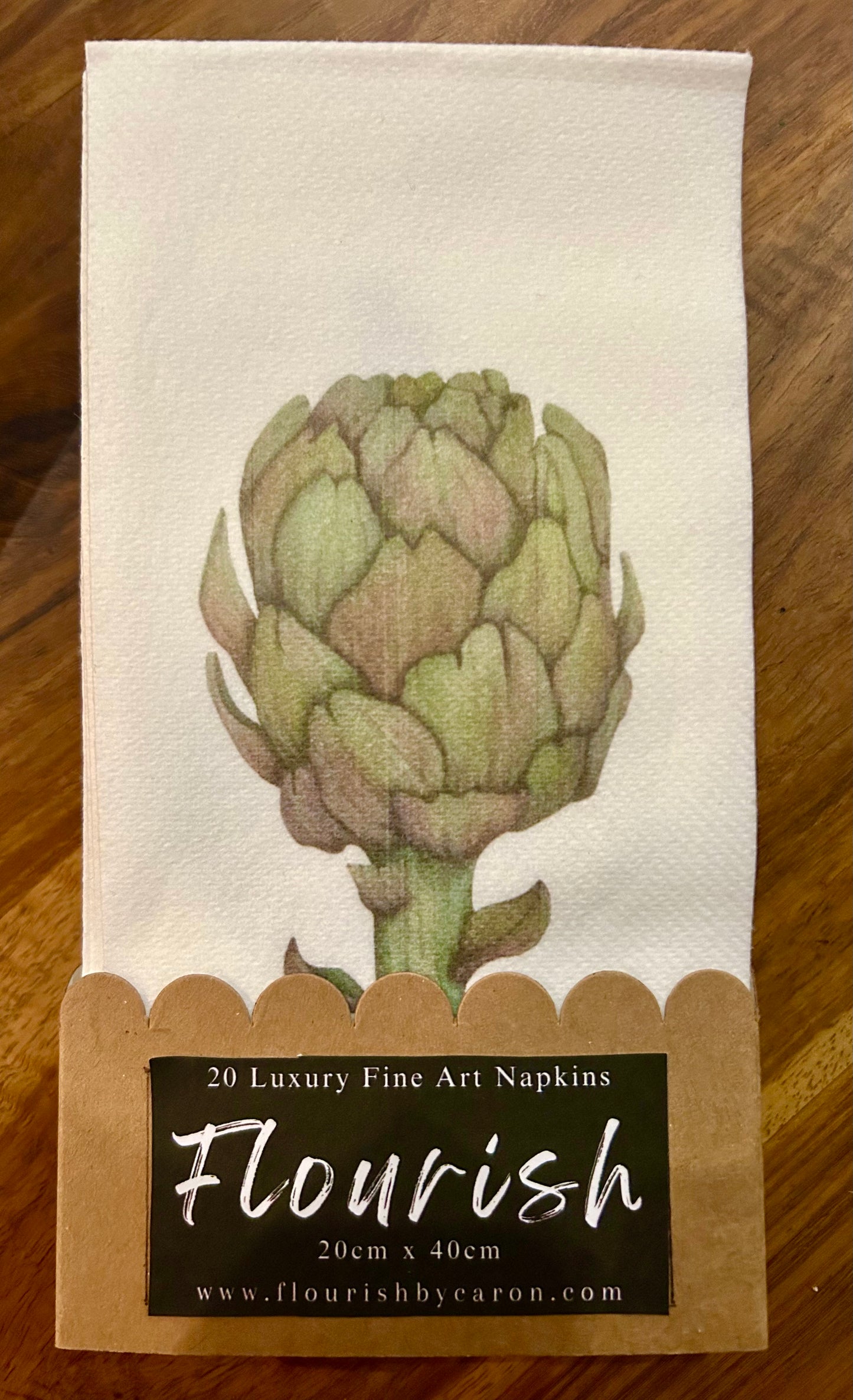 Harvest Collection Artichoke Luxury Paper Napkins