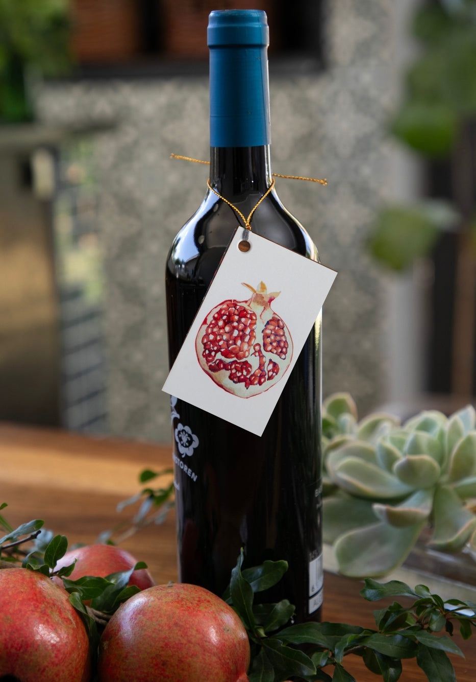 Pomegranate Gift Tags