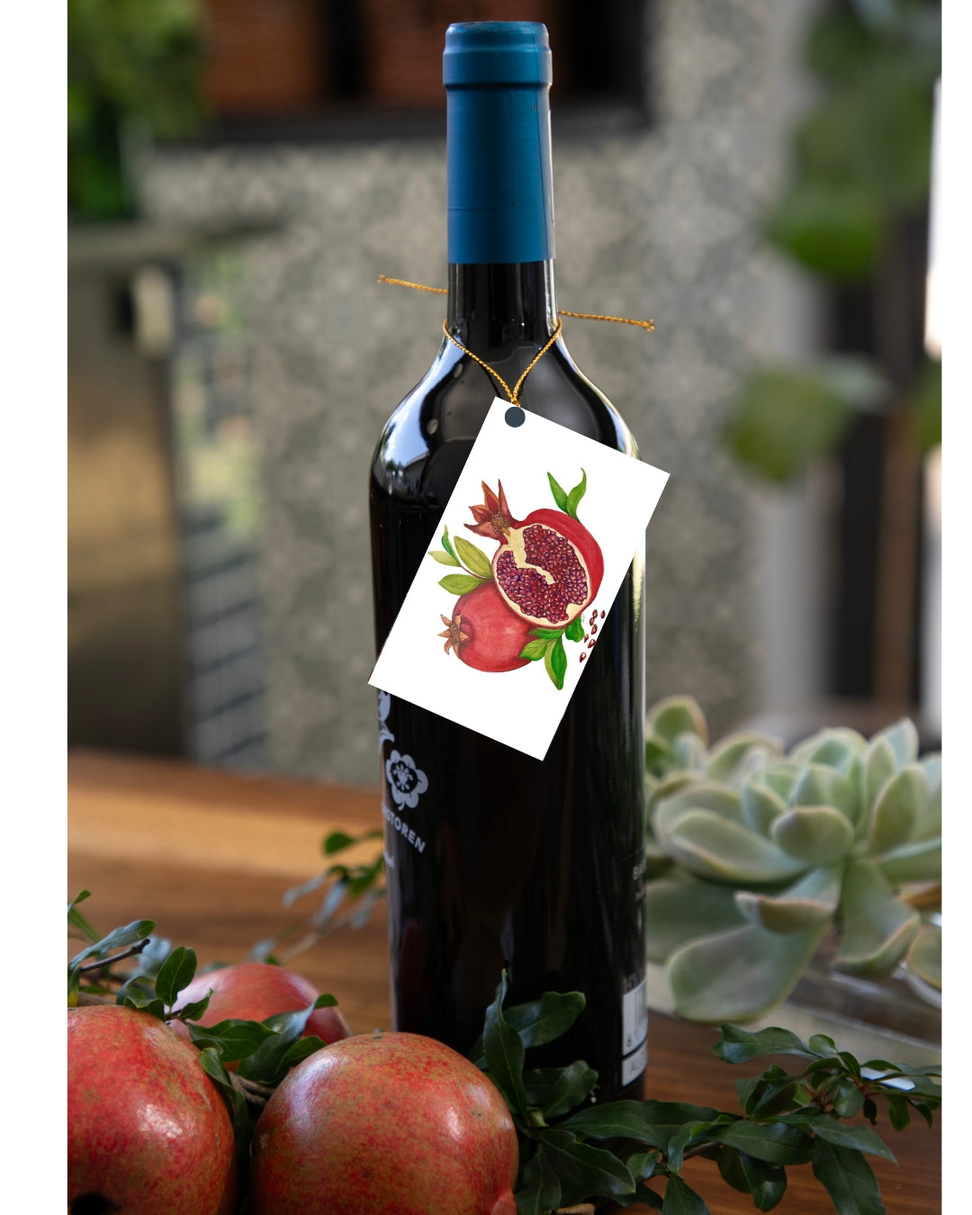 Pomegranate Gift Tags