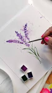 Lavender Watercolour Workshop 31st May, Warm Karoo
